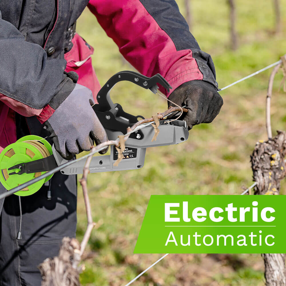 SW-B10 Battery-Powered Electric Tying Machine for Vineyards by Swansoft