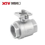2PC BSPT Internal Thread Forged Steel Material with Channel Straight Through