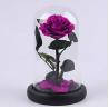 Buy cheap Beautiful Preserved Rose in Glass Dome flower arrangement for lover Everlasting Flowers Preserved Flowers from wholesalers