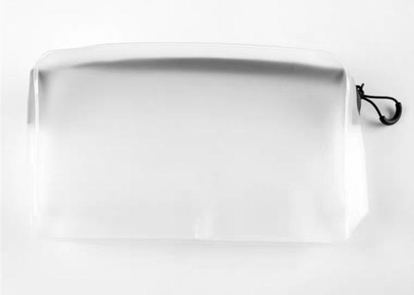 Buy cheap Semi Transparent PVC Cosmetic Bag 1 Zipper Pocket from wholesalers