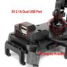 Buy cheap ABS 5V 2.1A Dual Usb Port Motorcycle Phone Holder For Iphone 11 from wholesalers