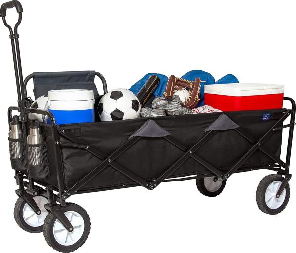 Qingdao Port Loading Hand-carrying Trailer for Green Outdoor Camping and Multi