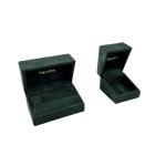Green Microfiber Luxury Watch Packaging Box Rectangle Jewellery Box For Necklace