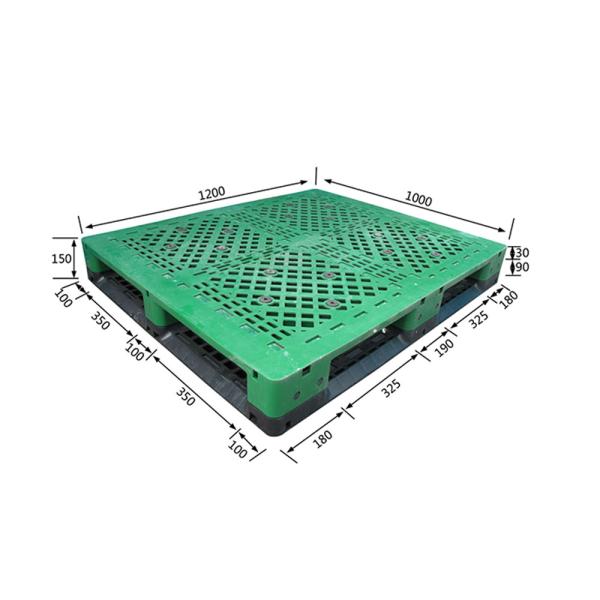 Buy cheap Green Recycled Molded Plastic Pallets Hdpe Injection Moulded Pallets from wholesalers