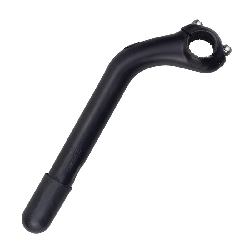 Steel Alloy Bike Bicycle Components Black Sandblasting For 25.4 Bike Goose Stem
