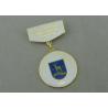 Buy cheap Die Stamped Brass Custom Awards Medals With Synthetic Enamel / Gold Plating from wholesalers