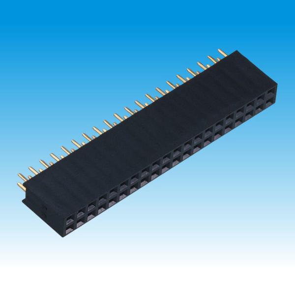 Buy cheap 2.54 Mm H11 Female Single Row Header Connector Straight Y Type Contact from wholesalers
