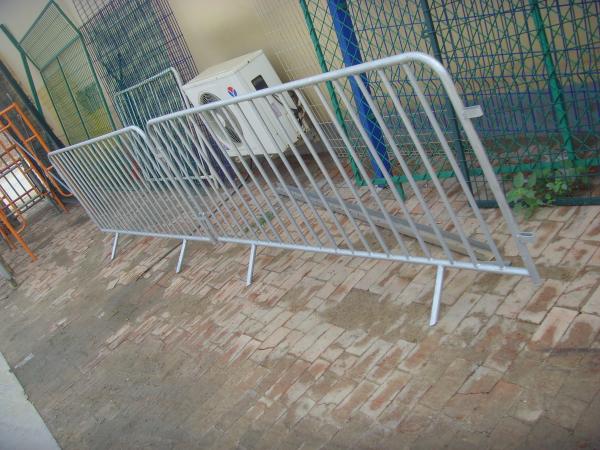 Buy cheap Metal Crowd Control Barriers Silver Color Weather Resistant For Vehicles Stopping from wholesalers