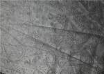 Mei Flower Embossed PU Faux Leather , 0.45mm Artificial Leather Fabric