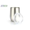 Buy cheap Easy Hold Cute Iced Coffee Tumbler , Insulated Stainless Steel Wine Glasses With Lid from wholesalers