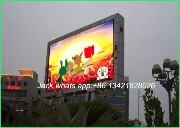 Buy cheap Big P10 LED Advertising Displays LED Video Screen High Brightness 7500cd/m2 from wholesalers