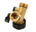 Forged 3/4 Inch Shut Off Solid Lead Free Brass Y Valve