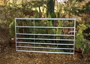 Wholesale HDG Farm Gate 32*1.6mm round pipe 12x4ft size horse corral fence farm gate fence for the USA from china suppliers