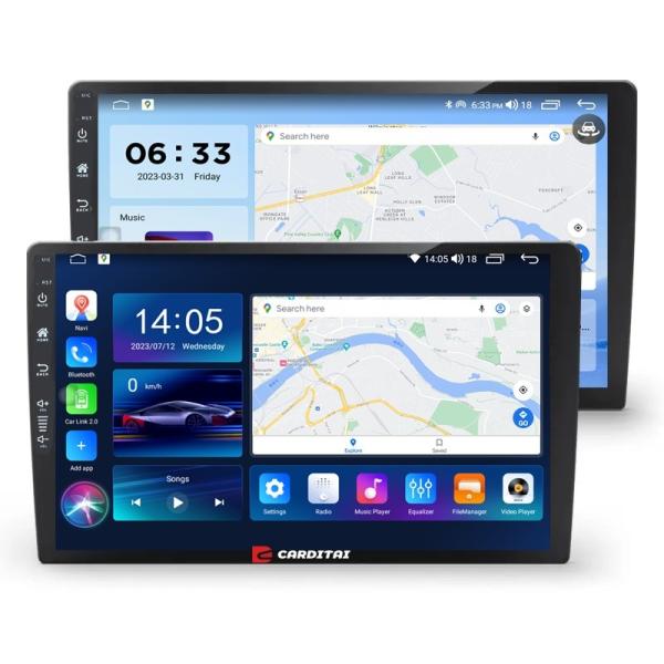 Universal 10 inch Android 9.0 Car Radio 2.5D GPS Navigation Multimedia DVD