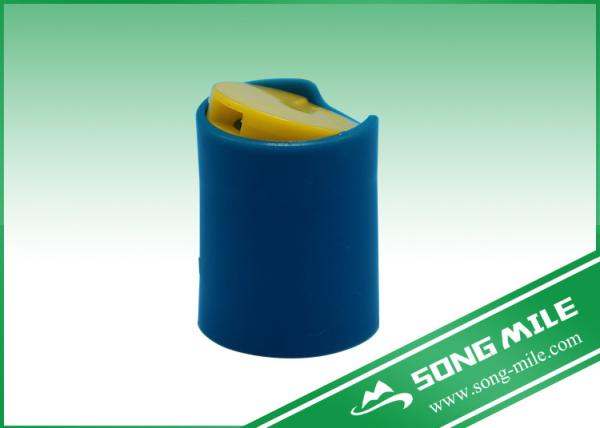 Buy cheap 24/410 Blue Plastic Disc Top Cap Made of PP Material from wholesalers