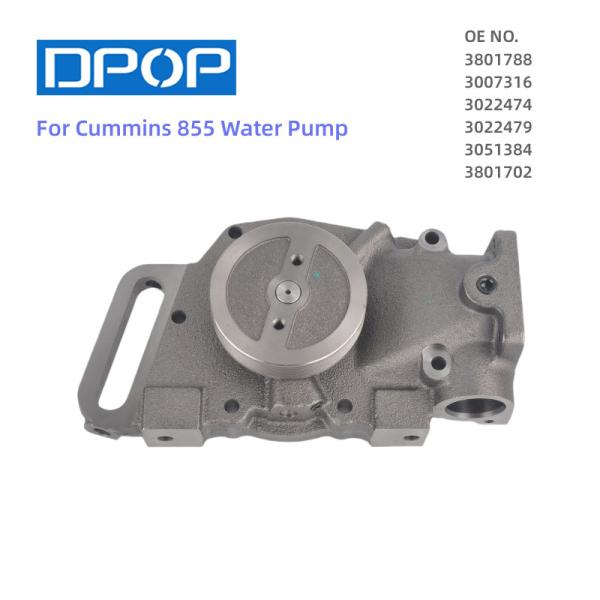 Buy cheap DPOP New Aftermarket Cummins Big Cam I & II 855 Water Pump Kit 3801788 3007316 3022474 3022479 3051384 3801702 AR45184 from wholesalers