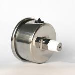 1.5" 10 bar Back Mount Manometer Black Dial Hydraulic Pump All Stainless Steel