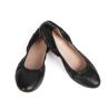 Buy cheap Rubber Bottom Anti Slippery Ballet Flat Shoes BSCI Black Hard Wearing from wholesalers