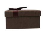 Pretty Coated Gift Packaging Boxes , Rigid Set Up Boxes For Shoes Environmental