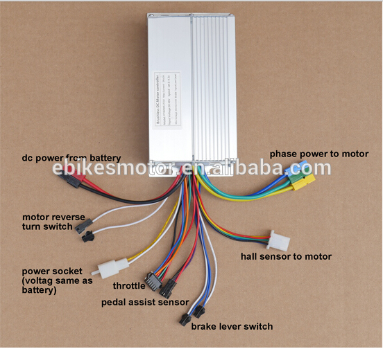 36V/48V Fat Tire Electric Bike Conversion Kit with Hub Motor for 26"/4"Width Rim