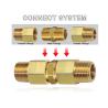 Buy cheap 5/8 Inch Brass Adapter Fittings NPT Solid Hex Brass Pipe Nipples from wholesalers