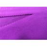 Buy cheap 210GSM Brushed Knit Fabric 100 Percent Polyester For Accessories Violet from wholesalers