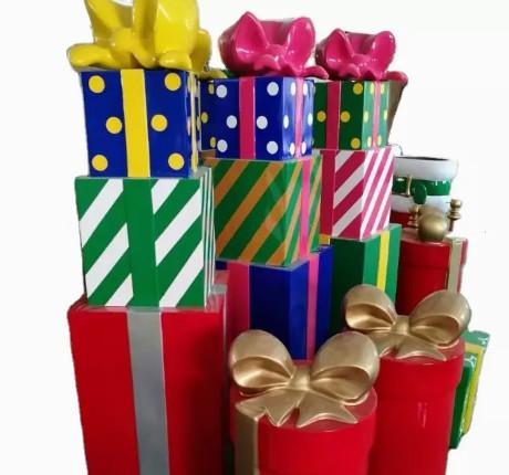 Buy cheap UV Proof Christmas Cardboard Gift Boxes Water Proof Height 100/165cm from wholesalers