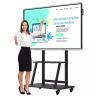 Buy cheap 98 Inch 4K White Board Smart Whiteboard Interactive Black Silver from wholesalers