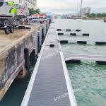 Marine Aluminum Floating Dock Marine Floating Pontoon For Yacht
