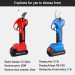 Cordless Electric Pruning Shears For Gardening, Brushless Electric Scissors &