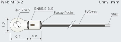 Automobile Brake Temperature Detection Sensors MFS Series 1