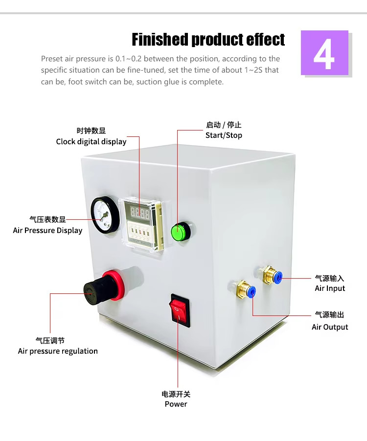 CLX-MC02 Optical fiber MPO/MTP connector ferrule glue suction machine MPO patch cords production equipment