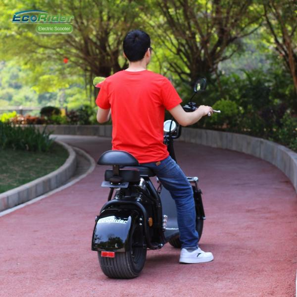 Buy cheap EcoRider Smart Cool 18inch 60v 1500W Harley 2 Wheel Electric Scooter With Seamless Steel Tube Frame and EEC certificate from wholesalers