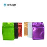 Pillow Food Packaging Flat Bottom Bags MOPP VMPET PE Material Zipper Top With