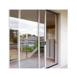 Rolling Pull Aluminum Sliding Glass Door for Modernized Narrow Frame Interior