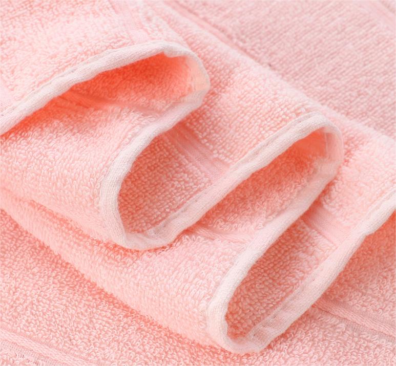 Antimicrobial Striped 100% Pure Cotton Multi Segment Dark Absorbent Adult Bath Towel