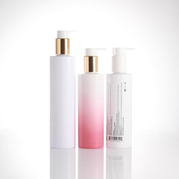 Buy cheap 250ml 300ml Shower Gel Bottle Cylindrical High-End Shampoo Plastic Bottle Anodized Aluminum Press Empty Bottle from wholesalers