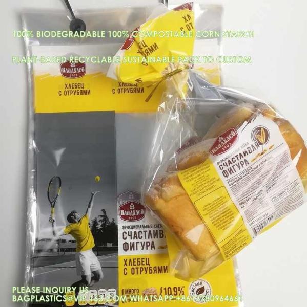 Recyclable pack, Factory Customized High Quality Bread Wicket Bag Plastic Food