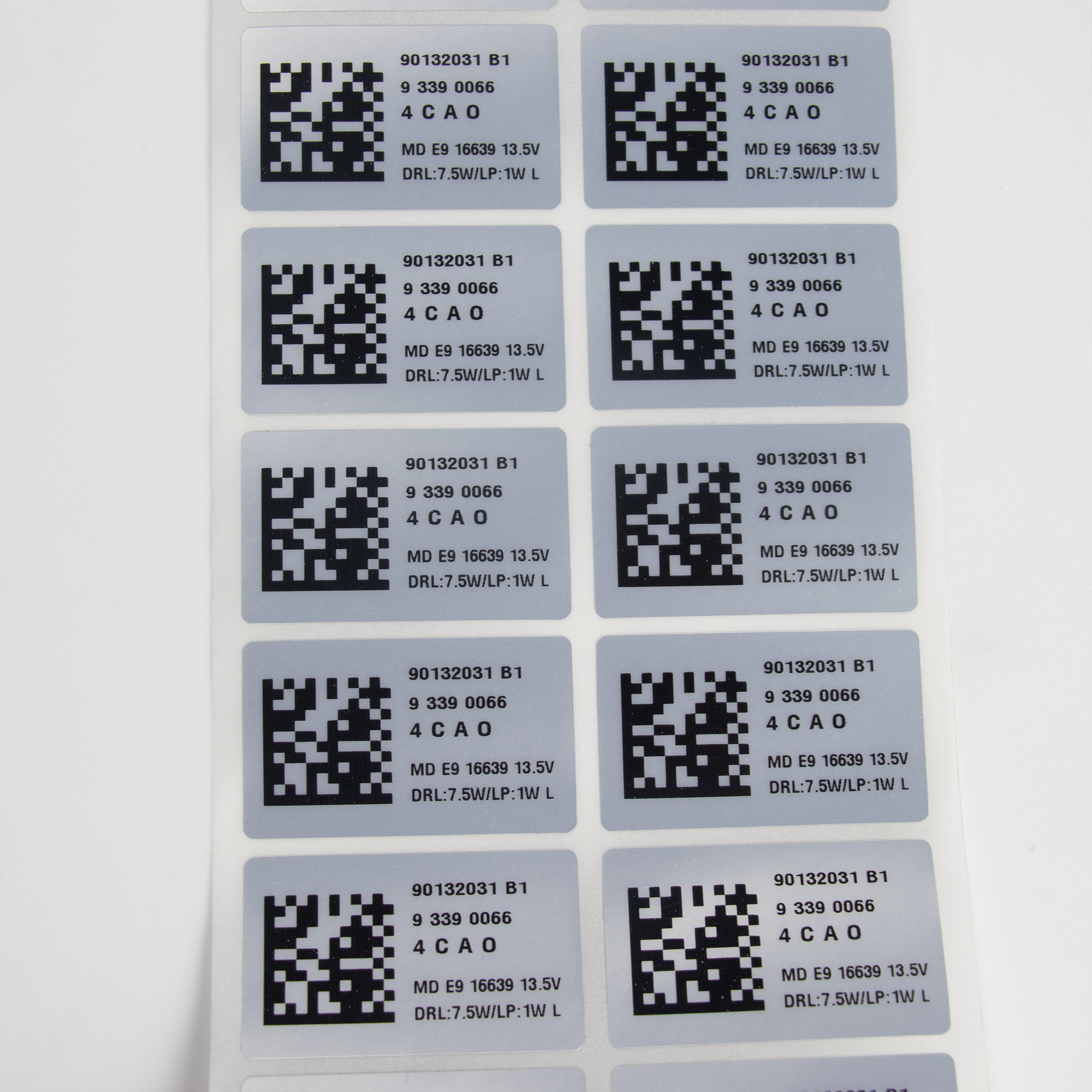 Custom Strong Adhesive Stickers Waterproof High Temperature Adhesive Labels