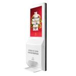 35W 21.5" Android Digital Signage Auto Hand Sanitizers