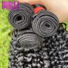 Buy cheap Peruvian Virgin Jerry Curl Weave Human Hair Kinky Curly Natural Color Human Hair Weft from wholesalers