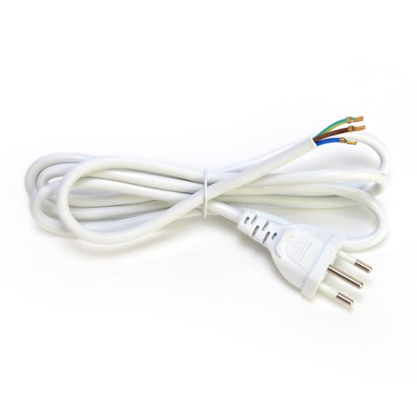 Customization Brazil 10A/250V 3 Pin Plug 3x0.75MM2 PS4 Power Cable for Salt Lamp Certified by DIN VDE 0620/EN 50075 1990