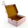 Buy cheap Custom Logo Corrugated Paper Packaging Box - Pink Hand-Drawn Design from wholesalers