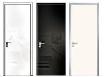 Aluminum frame Single leaf aluminum plain bedroom interior doors