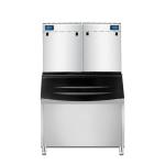 2000Lbs Ice Cube Maker With Bin Air Cooled 1000Kg/24H
