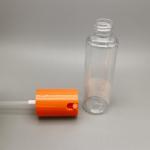 30ml 50ml 60ml Cosmetic Plastic ABS Sprayer Pump PET Bottle With U Shape Toner