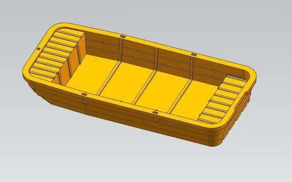 Buy cheap Rotational 2.6m Boat Mold For Making Plastic Products from wholesalers