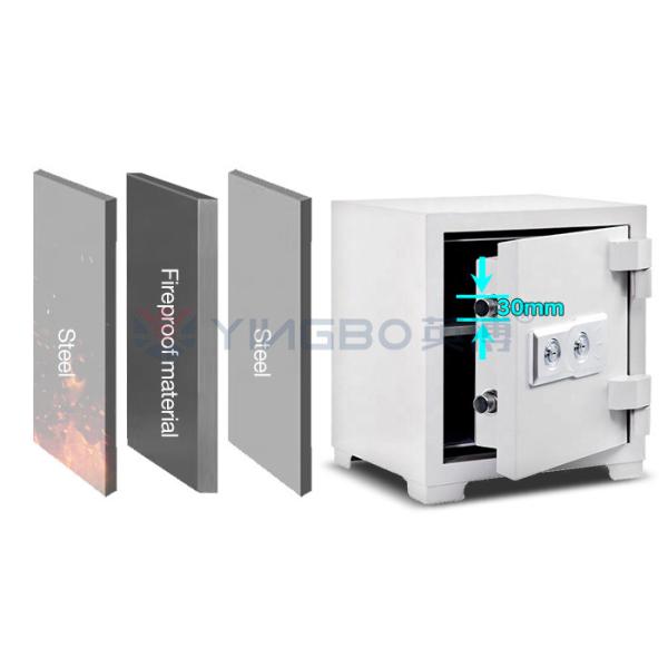 Solid Steel Fireproof Security Box Electronic DIgital Lock Fire Rating 30-120mis YB/FG-48-128
