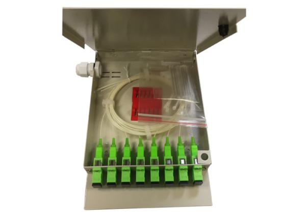 Buy cheap Light Weight Fiber Optic Junction Box , Wall Mount Fiber Enclosure CFTB-108 from wholesalers