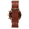Buy cheap Long genuine leather strap stainless steel case back watch brand from wholesalers